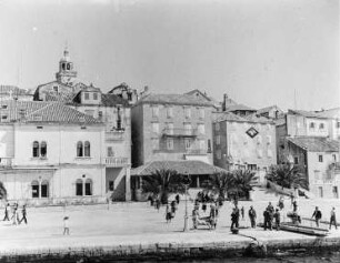 Blick vom Schiff zur nach Korcula