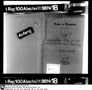 Abschriftliche Belege zu den Ausgaben der Stiftsrechnung