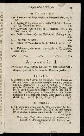 135-144, Appendix I.