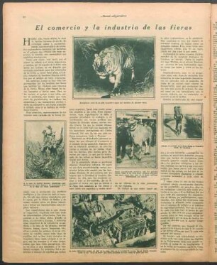 El comercio y la industria de las fieras