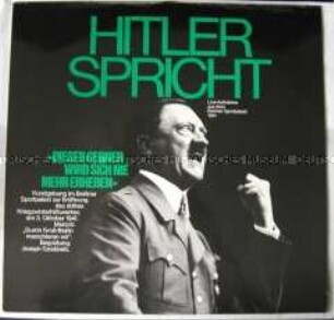 Rede Adolf Hitlers aus dem Sportpalast 1941, Plattenhülle