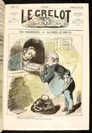 En vacances, par Alfred Le Petit