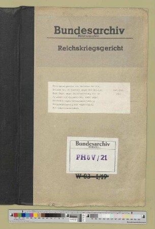 Ermittlungen gegen Oberlt. a.D. Kurt Vogel wegen Selbstbefreiung als Gefangener und Fahnenflucht, Urkundenfälschung und Begünstigung: Bd. 3