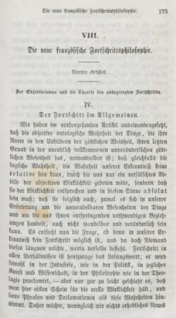 175-194 Die neue französische Fortschrittsphilosophie : vierter Artikel