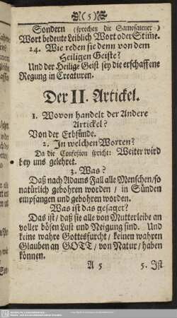 Der II. Artickel