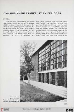 4: Das Musikheim Frankfurt an der Oder