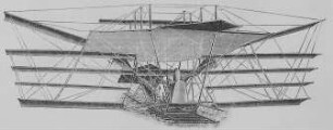 Flugapparat von Maxim : Technikgeschichte | Fliegende Menschen | Flugzeuge | Projekte und Versuche