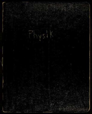 System der gesamten Physik : [Vorlesung von] Prof. [Max] Planck – Vorlesungsmitschrift und Bl. I-VIII: Determinanten : [Vorlesung von Georg] Frobenius ; Vorlesungsmitschrift