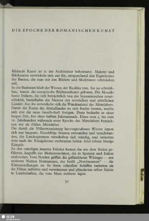 Die Epoche Der Romanischen Kund