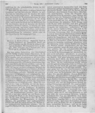 Raczynski, E.: Malerische Reise in einigen Provinzen des Osmanischen Reichs. Übers. v. F. H. Hagen. Breslau: Graß 1825