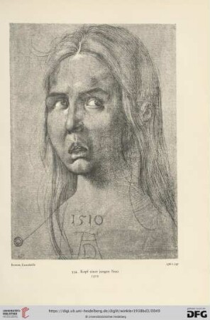 Bildnisse und große Kopfstudien. 1510-1520