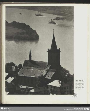 Alte Martinskirche und Toteninsel in Lorch