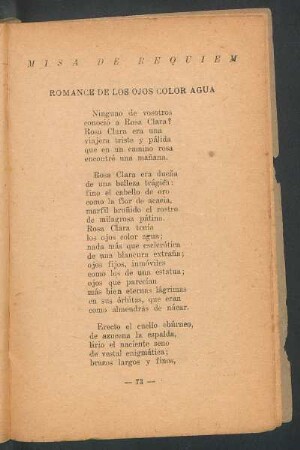 Romance de los ojos color agua
