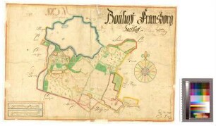 Franzburg (Frantzborg) , Garthof, Neubauhof (Bauhof), Richtenberg Amt/Distrikt Franzburg