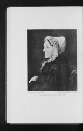Franz von Rhoden, Die Mutter des Künstlers