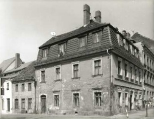 Görlitz, Teichstraße 19/20. Wohnhaus mit Gaststätte (1842). Eckansicht