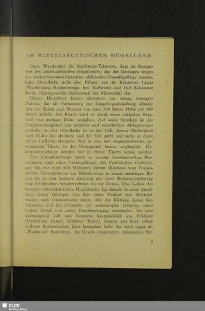 Im Mittelsächsischen Hügelland