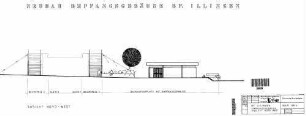 Illingen (Württ): Empfangsgebäude Nordwestansicht