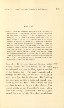 Chap. VI. Destruction of Hajji Saman's mansion. - Dyak courtship ...