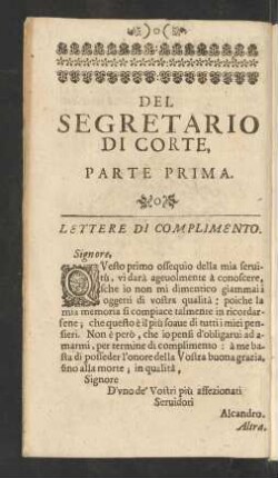 Lettere Di Complimento.