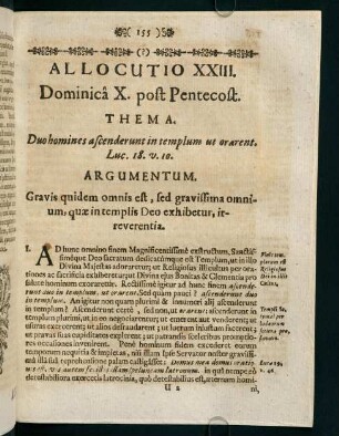 155-160, Allocutio XXIII.