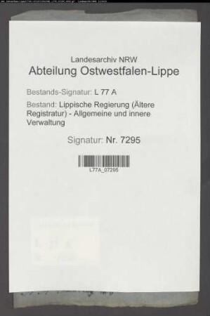 Verpflegungskosten für die anhalt-bernburgischen Truppen