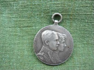 Ehe-Medaille: Vermählung Prinz Ernst August und Prinzessin Viktoria Luise 1913