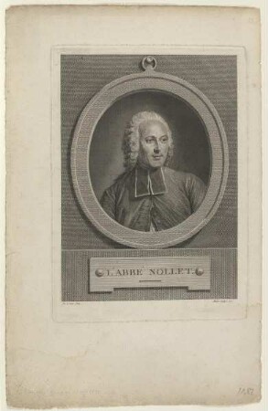 Bildnis des Jean Antoine Nollet