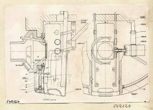 Elektronenmikroskop Zusammenbau, Bild 32; Foto 1954