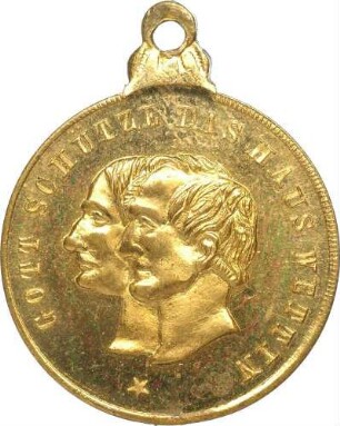 König Johann und Amalie Auguste - Goldene Hochzeit