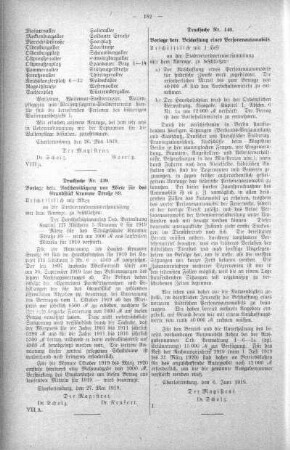 No. 11. (137-159) (139,140.), 18. Juni 1919