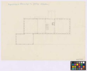 Wilhelmsdorf (Landkreis Goldberg): Umgebindehaus. Haupthaus (Grundriss)