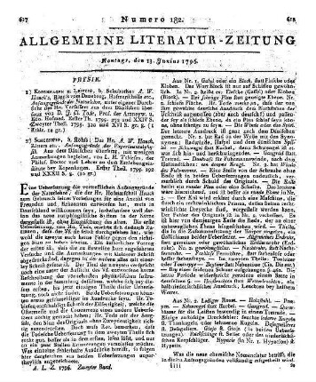 Denkwürdigkeiten aus der wirklichen Welt. Bdch. 2. Ein Pendant zur Kenntniß menschlicher Charaktere und Schicksale. Köthen: Aue 1796