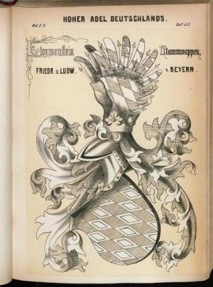 Taf. 113. Loewenstein Stammwappen. Friedr. u. Ludw. v. Beyern.