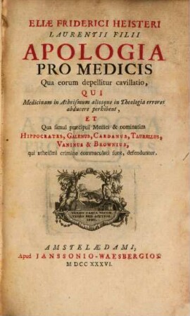 Apologia pro Medicis