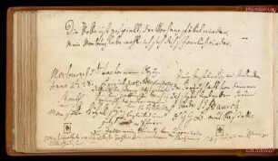 Eintrag (Marburg, 9ter tag vor meinem Abzug Anno 1778 / 1789)