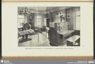 Wohnzimmer des Lehrers in der Dorfschule