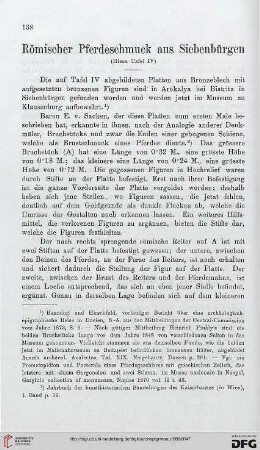12: Römischer Pferdeschmuck aus Siebenbürgen