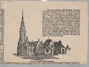 Darstellung der Lukaskirche am Lukasplatz in Dresden-Südvorstadt mit Beschreibung