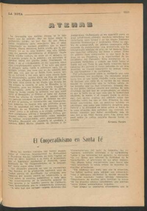 El cooperativismo en Santa Fé
