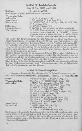 Institut für Entwicklungshilfe