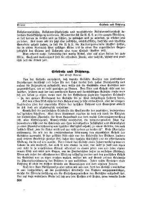 Erlebnis und Dichtung