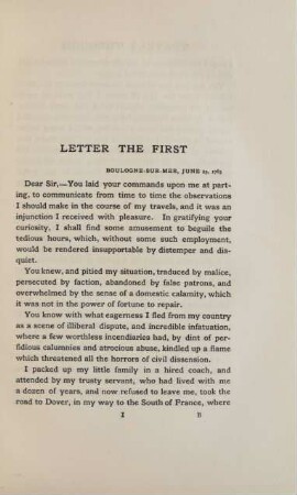 Letter the first
