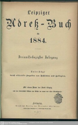 63.1884: Leipziger Adreß-Buch