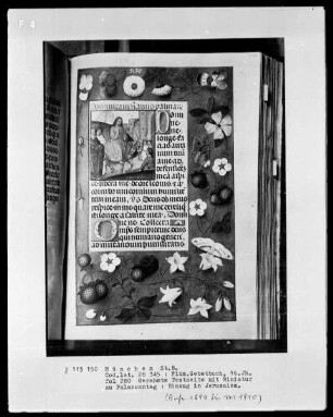 Flämisches Gebetbuch — Einzug Christi in Jerusalem, Folio 280recto