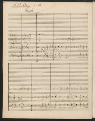 No. 15. Chor: Bist du im Wald gewandelt