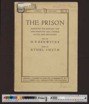 The Prison - Symphony : Text: Henry Brewster