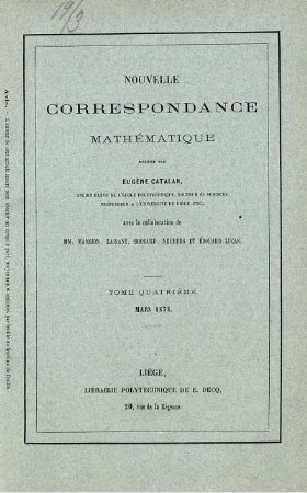 Mars 1878.
