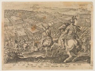 Der Rückzug von Pietro Strozzi in der Reihe von Mediceae Familiae Rerum Feliciter Gestarum Victoriae et Triumphiv