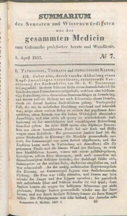 1. April 1837. No 7.